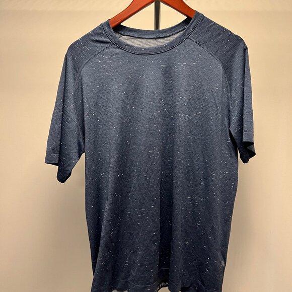 Lululemon Metal Vent Tech SS Tee – Blue XL – EUC (Gently Worn) - Picture 1 of 4